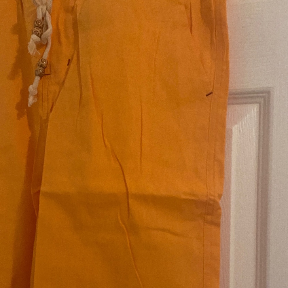 Amazon Essentials Bright Orange Drawstring Shorts - Picture 2 of 8